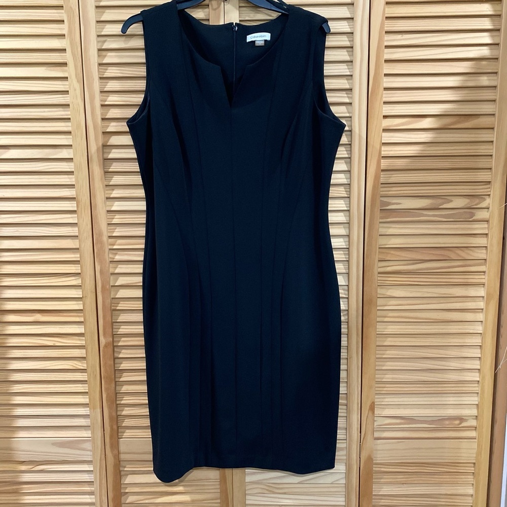 Calvin Klein Classic Black Midi Dress